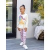 PATPAT Disney Princess Frozen Toddler Girls Clothes: Ruffle Sleeve Sweatshirts and Leggings Summer Coordinate Outfit - 2 of 4