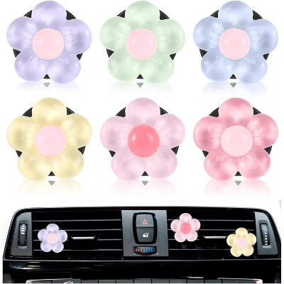TruAIR Flower Car Air Vent Clips (6-Pack)