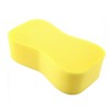 Unique Bargains Bone Shaped Durable Practical Vehicle Car Wash Sponge Block Yellow - 4 of 4
