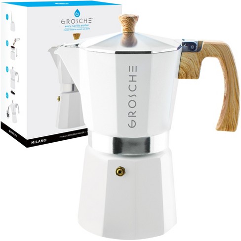 Grosche Milano Stovetop Espresso Maker Moka Pot Home Espresso Coffee Maker  : Target