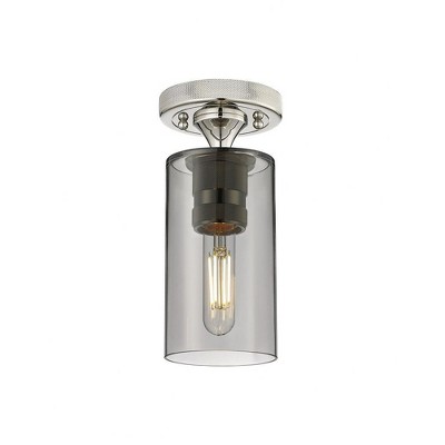 Crown Point - 1 Light Flush Mount In Industrial Style-9.63 Inches Tall and 3.88 Inches Wide