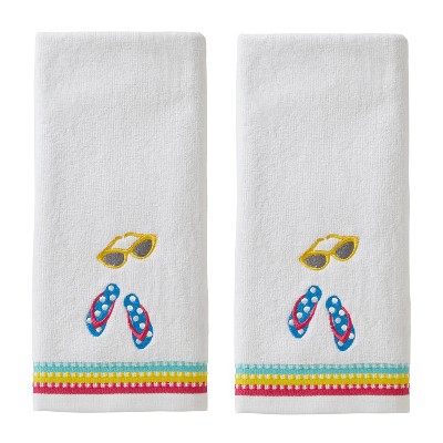 2pc Woodland Winter Hand Towel Set Red - Skl Home : Target