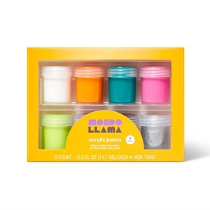 8ct Halloween Paint Tub Set - Mondo Llama™ - 1 of 3