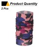 Unique Bargains Breathable Elastic Cycling Fishing Sport Neck Gaiter Face Masks 2 Pcs - 3 of 4