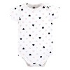 Hudson Baby Infant Girl Cotton Bodysuits, Girl Mommy Pink Navy 5Pk - 4 of 4