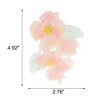 Unique Bargains Flowers Pattern Hair Clip 2.76"x4.92" Light Pink 1 Pc - 4 of 4