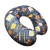 WOLF State Souvenir Printed Spandex Memory Foam Travel Neck Pillow - 3 of 3