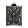 Large Vintage Black Rectangular Wall Clock with White Numerals, Home Decor Accent Clock - 3 of 3