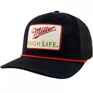 Adult Miller High Life Canvas Embroidered Felt Patch Hat - 1 of 4