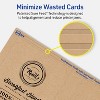 Avery Cards with Scalloped Edges, 3.5" x 5", Kraft Brown, 40ct - 4 of 4