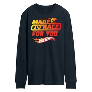 Men's - Hot Wheels - Valentine's Made to Race Long Sleeve Graphic T-Shirt - 1 of 4