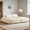 72"Oversized Modular Sofa,Fully Compressed,Right-handed face,Spacious Foam-Filled Sofa Bed- Leovsnove - 2 of 4