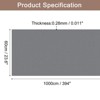 Unique Bargains Wallpaper, Peel and Stick Wallpaper Contact Paper Solid Color Vinyl Self-Adhesive Wall Paper Decorative Dark Grey 394"x23.6" - 2 of 4