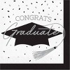 Creative Converting Graduate School Spirit White Tableware and Decor Kit 18ct - 4 of 4