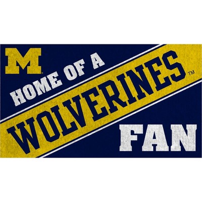 Evergreen University Of Michigan, PVC Mat COLOR