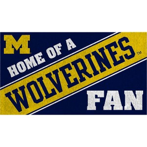Evergreen University Of Michigan, PVC Mat COLOR - 1 of 4