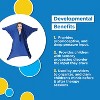 Bintiva Sensory Sock, Blue, X-Large, Ages 12+ - 2 of 3