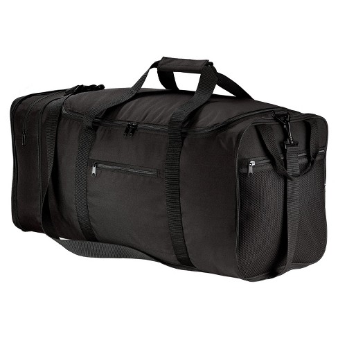 Packable Travel Duffel Bag- Easy Storage and On-the-Go Convenience with Multiple Zipper Compartments - Foldable and Lightweight - 50L - Black - image 1 of 4