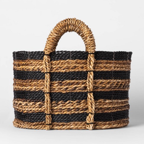Basket Striped Black/Natural - Threshold™ - image 1 of 4