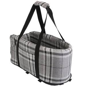 iMountek Console Pet Car Seat with Storage Pocket Machine Washable Pet Seat Fit For Small Dog Cat - 1 of 4