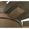 Hunter 52" Hampshire Lighted Ceiling Fan Weathered Copper Finish with Grey Pine Blades - Rustic Design for Large Rooms - 2 of 4