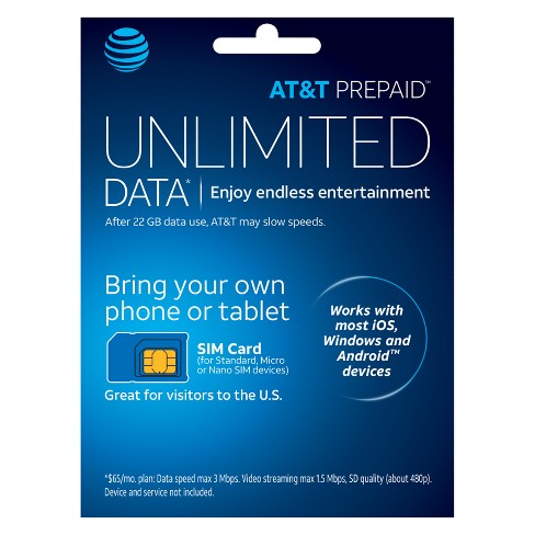 at&t sim card activation