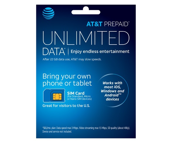 AT&T Prepaid SIM Card Kit