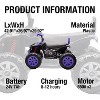 24V 2 Seater Electric ATV, Electric Car for Kids, Four-Wheeled Dirt Quad Car with Powerful Motor - 4 of 4