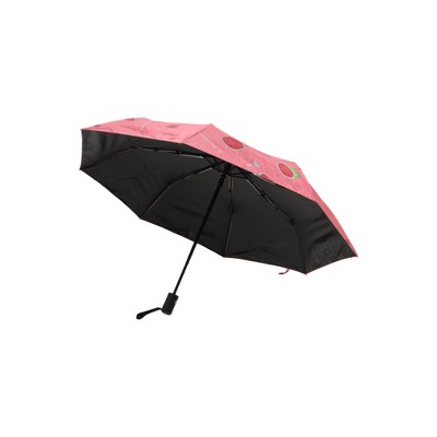 Unique Bargains Portable Umbrella Auto Open Sun Protection Vinyl Impact Cloth 1 Pcs