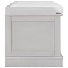 NicBex Shoe Rack Bench Shoe Storage Organizer 4 Doors and Adjustable Shelves Removable Cushion for Entryway Bedroom - 2 of 4