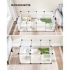 SONGMICS 20 Panels Pet Playpen with Floor, Small Animal Playpen, Pet Fence Indoor, DIY Plastic Enclosure for Guinea Pigs, Bunny, Hamsters, Hedgehogs - 2 of 4