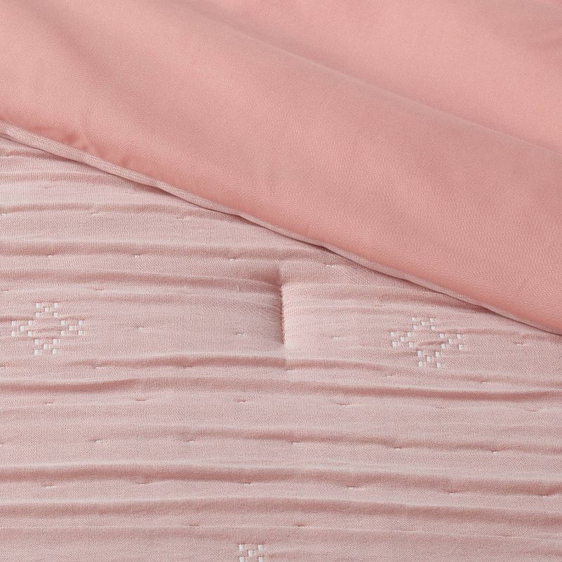 5pc Woven Diamond Comforter Beddding Set - Threshold™, 4 of 14