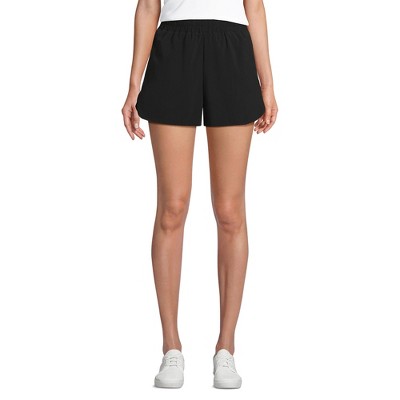 Lands' End Women's Active Woven 4" Shorts with Brief