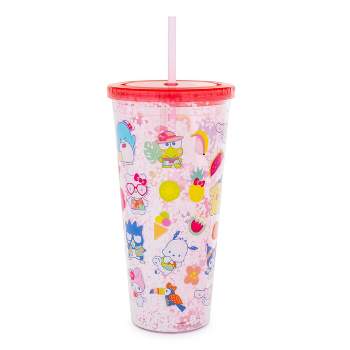 Silver Buffalo Sanrio Hello Kitty and Friends Icons Confetti Carnival Cup | Holds 32 Ounces