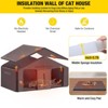 Aivituvin-AIR92-IN Insulated Outdoor Feral Cat House| Soft Liner Included - 2 of 4