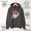 Women's Coca Cola Polar Bear  Pull Over Hoodie - Charcoal Heather - Small - 3 of 4
