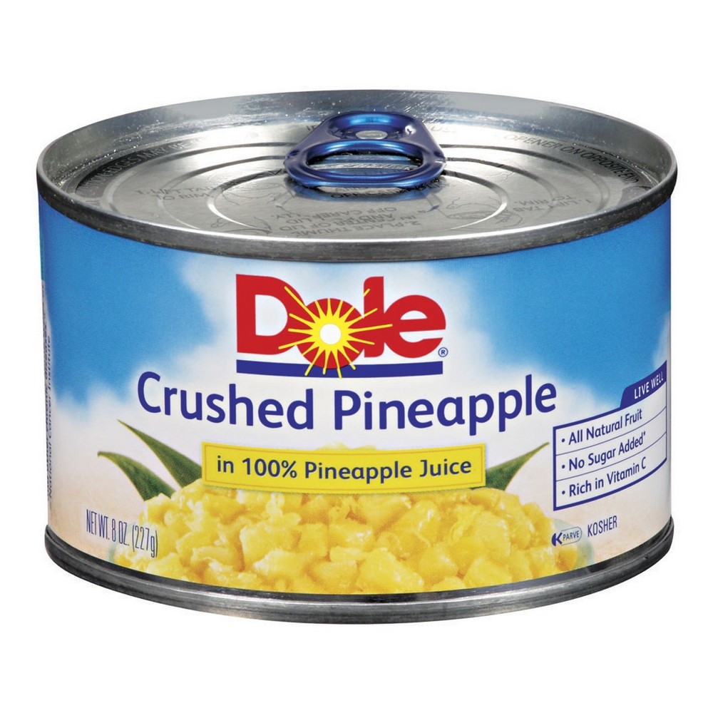 UPC 038900006198 product image for Dole Crushed Pineapple in Juice 8 oz | upcitemdb.com