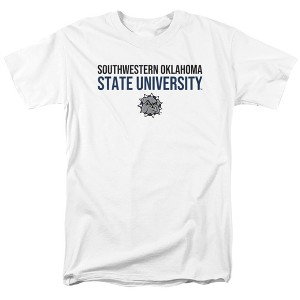 Men's Southwestern Oklahoma State University Official Stacked T-Shirt - 1 of 4