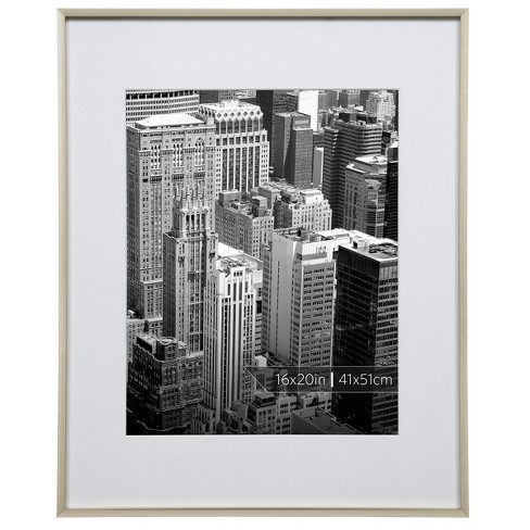 Burnes Of Boston 16 X 20 Aluminum Gallery In Polished Finish