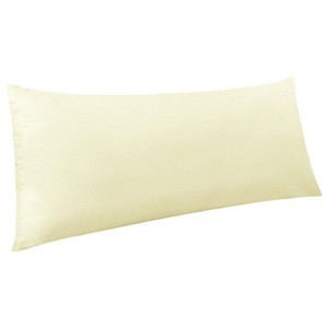 Brushed Microfiber Body Pillowcase, Super Soft Body Pillow Cover with Envelope Closure, 20x54 Inches - NTBAY - 1 of 4
