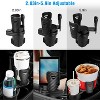 iMountek"2-in-1 Universal Car Cup Holder Expander & Organizer with Adjustable Base for Drinks & Accessories"Black - image 2 of 4