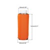 Unique Bargains Neoprene 12oz Slim Bottles Insulated Textured Can Cooler Sleeves 12 Pcs - 2 of 4