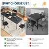 5-Piece Kids Folding Table & Chairs Set, Toddler Activity/Dining Table Set for Home & Classroom - 4 of 4