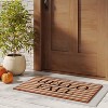 1'10"x2'11" 'Hello' Fall Coir Doormat - 2 of 4
