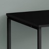 INFURNIC Desks Modern Computer Desk Writing Workstation with Storage Drawers and Metal Legs for Home Office, Black, 40"*19"*30" - 4 of 4