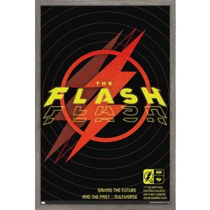 Trends International DC Comics Movie The Flash - Saving The Future & The Past Framed Wall Poster Prints - 1 of 4