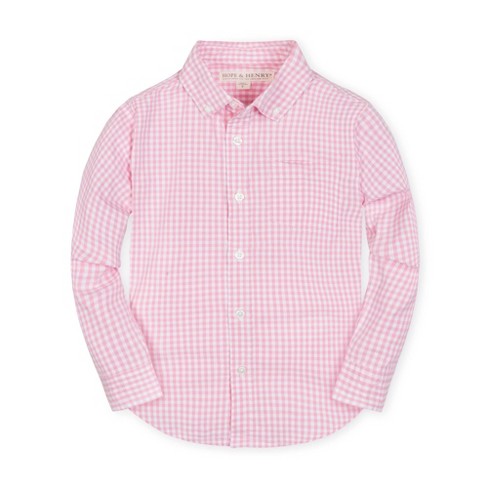 Hope Henry Boys Gingham Poplin Shirt