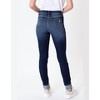 Women's High Rise 4-button Super Skinny Distressed Jean - KanCan - 3 of 4