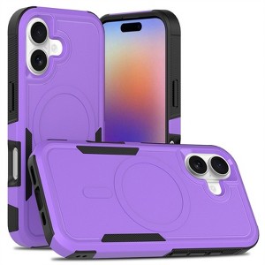 Clotth Case for iPhone 17 Air - Magnetic iPhone Case with Thickened Corners, Hard Shell Case, Compatible with MagSafe - 1 of 4