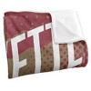Lafayette College Fan Zone Silky Touch Super Soft Throw Blanket 50x60 - 3 of 4